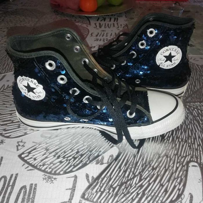 Sapatilhas Converse All Star Lantejolas  nº36,5