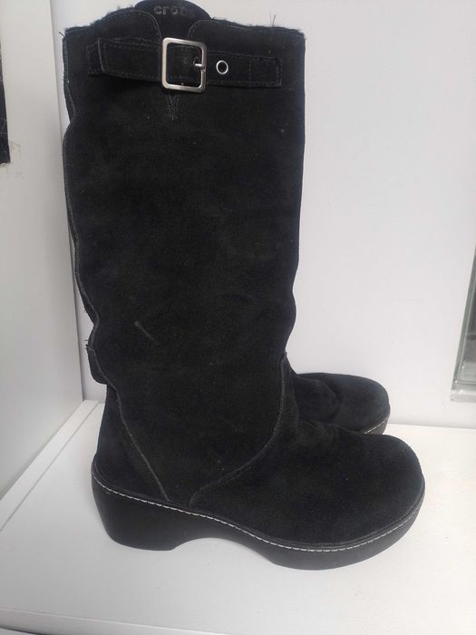 Skórzane buty Crocs W9