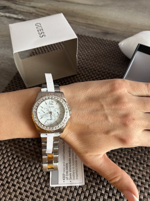 Годинник GUESS factory silver tone