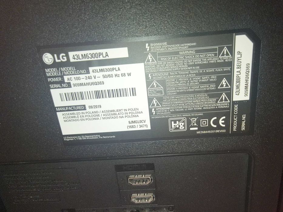 Telewizor LG 43 Cale