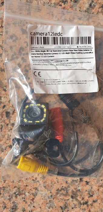 Câmara e monitor de marcha atrás, novo