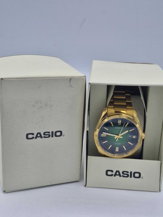 Zegarek Męski Casio MTP-1302P złoty ( GWA: 20.02.2028 )