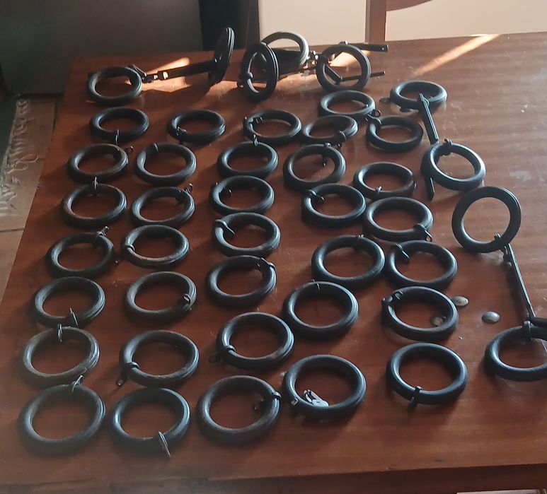 Argolas grandes para cortinados