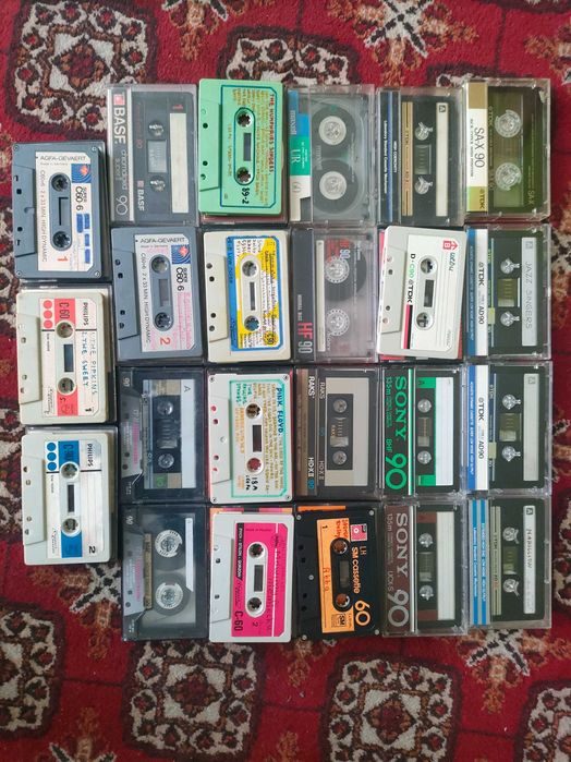 Kasety magnetofonowe mix 51 sztuk