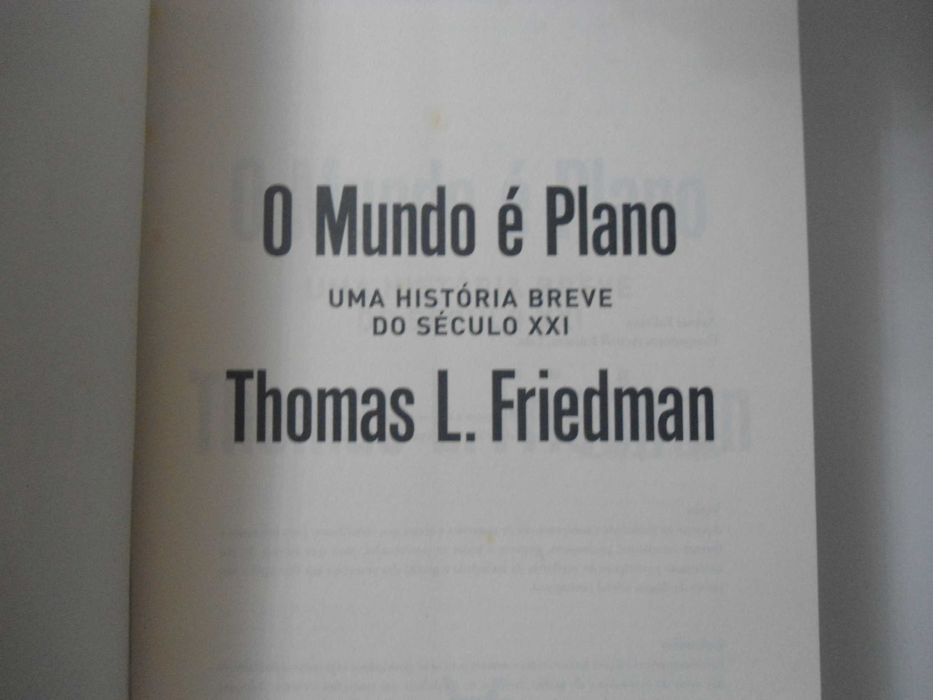 O Mundo é Plano por Thomas L. Friedman