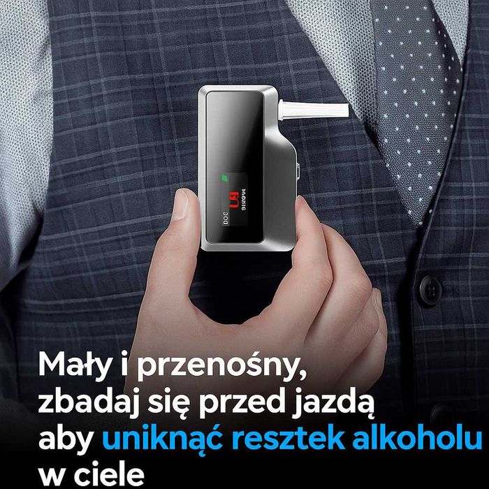 Alkomat na USB - 5 Ustników - Ładowarka - Profesjonalny