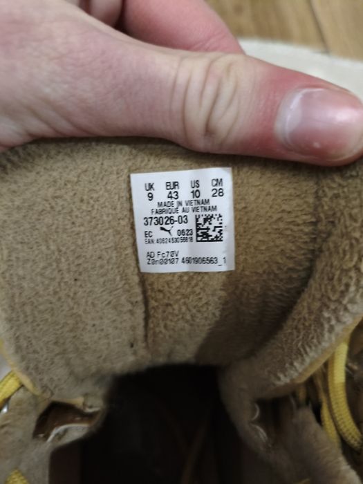 Ботинки Puma на Puretex