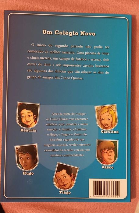 Livro "As Cinco Quinas - Um Colégio Novo"