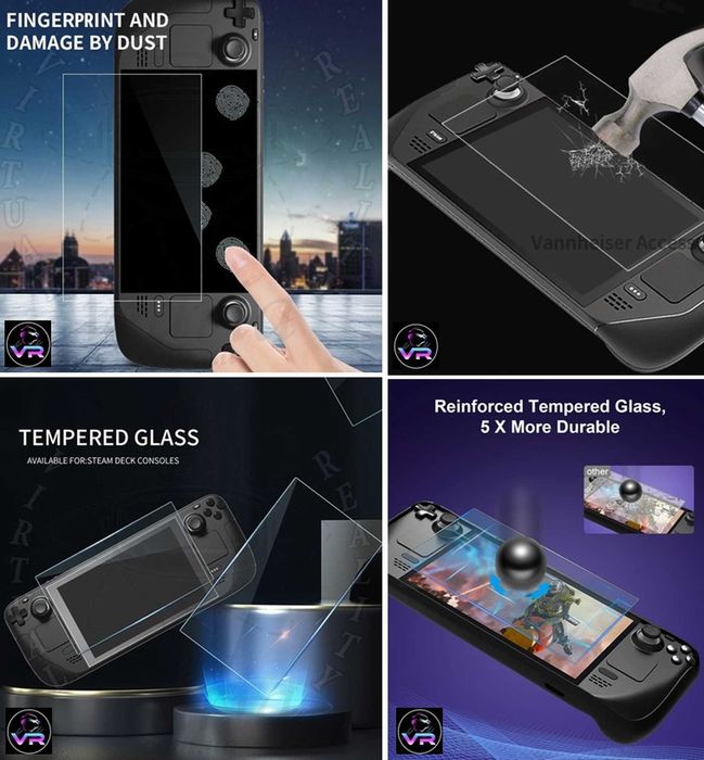 Захисне скло Steam Deck OLED \ LCD (2 шт.)