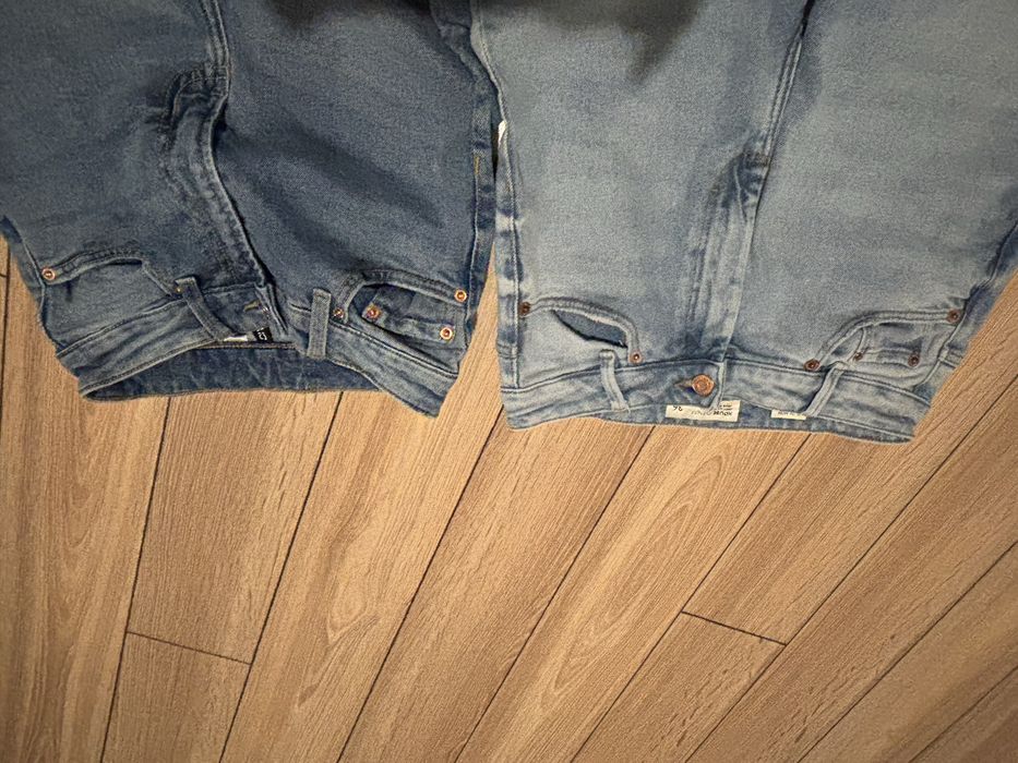 Dwie pary jeansow H&M House mom fit 34/36 XS/S