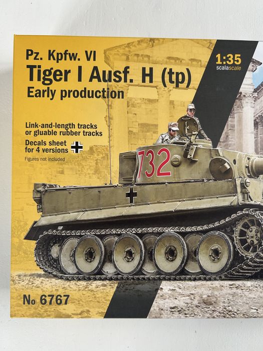 Czołg Tiger I model do sklejenia Italeri 6767