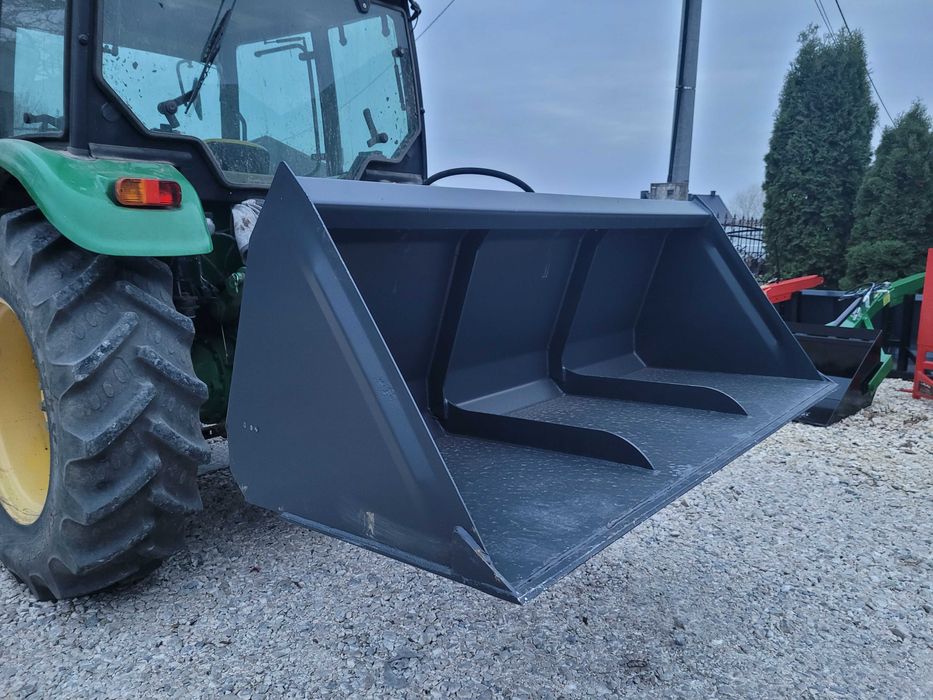 Łyżka/ łycha na tył ciągnika z KIPREM HYDRAULICZNYM do ziemi gruzu
