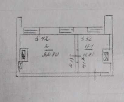 Продам 1 кімн Квартиру Золотоноша