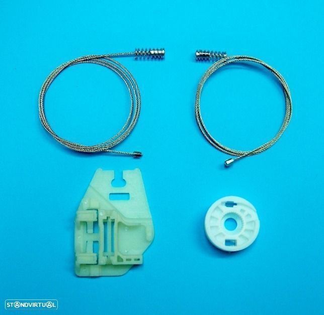 Kit reparação elevador dos vidros Bmw E46 Série 3 de 98-2005  (trás) NOVO