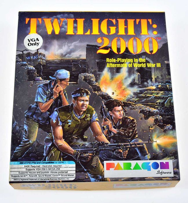 TWILIGHT: 2000 -  duży big box, USA 1991, Fallout w zgliszczach PRL!!!