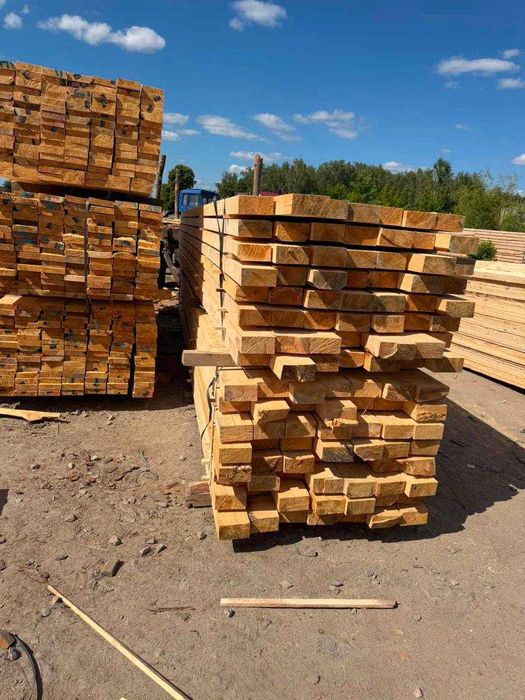 Брус 75х150х6000, дошка 30х150х6000 / АКЦІЯ 9500 куб з доставкою