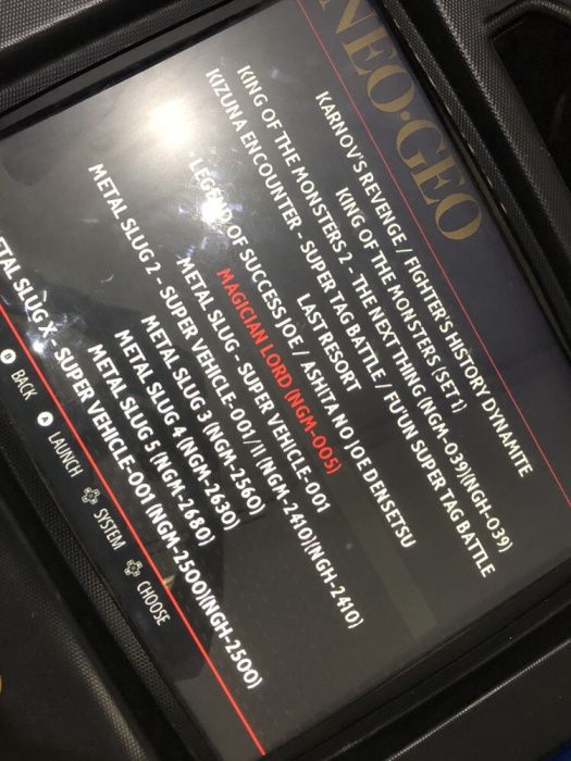 Máquina de Arcad com emulador