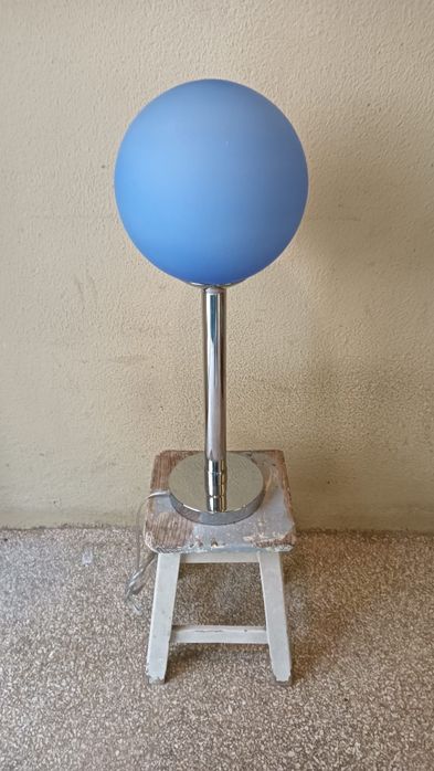 Candeeiro de mesa retrô azul