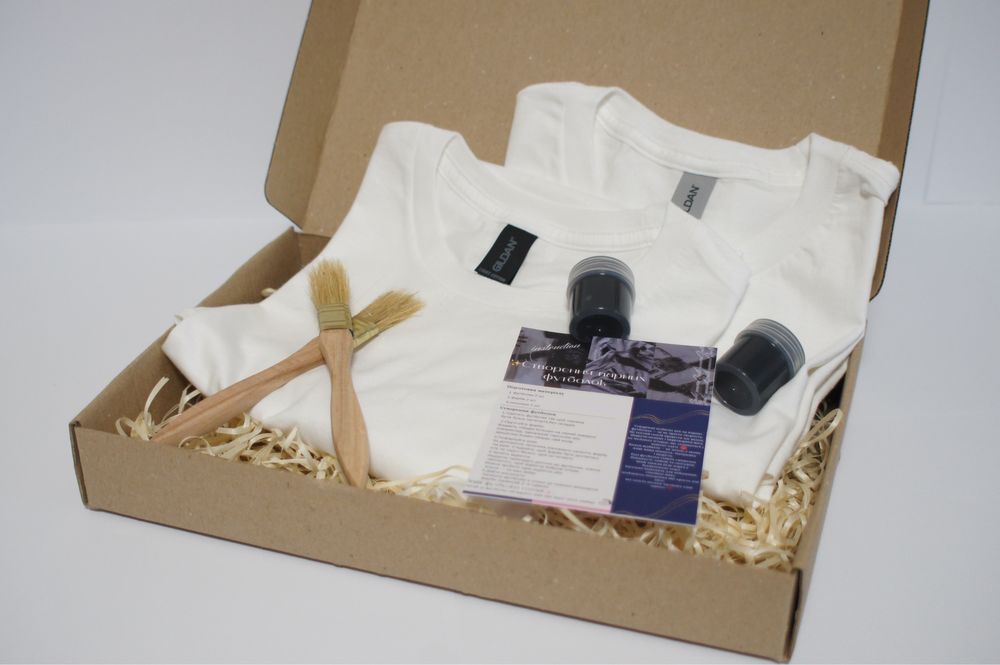 Набір для створення відбитків рук на парних футболках