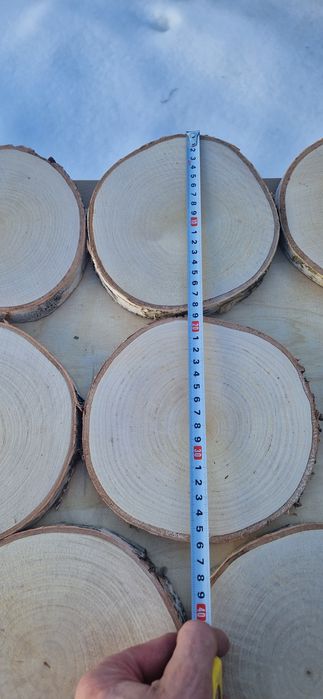 Drewniane krążki do graweru