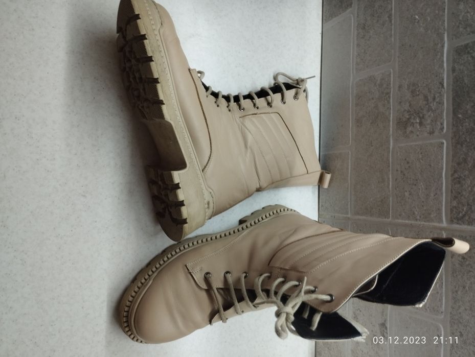 Черевики шкіряні