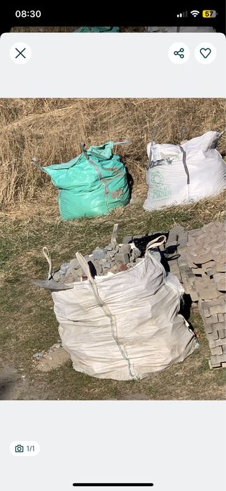 Skwierzynka 3 worki big bag gruz za darmo