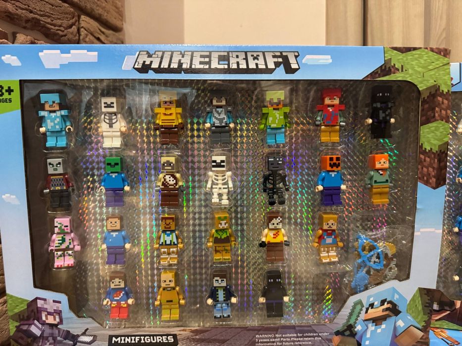 Minecraft 24 мініфігурки епічний набір з гри від якого діти в захва