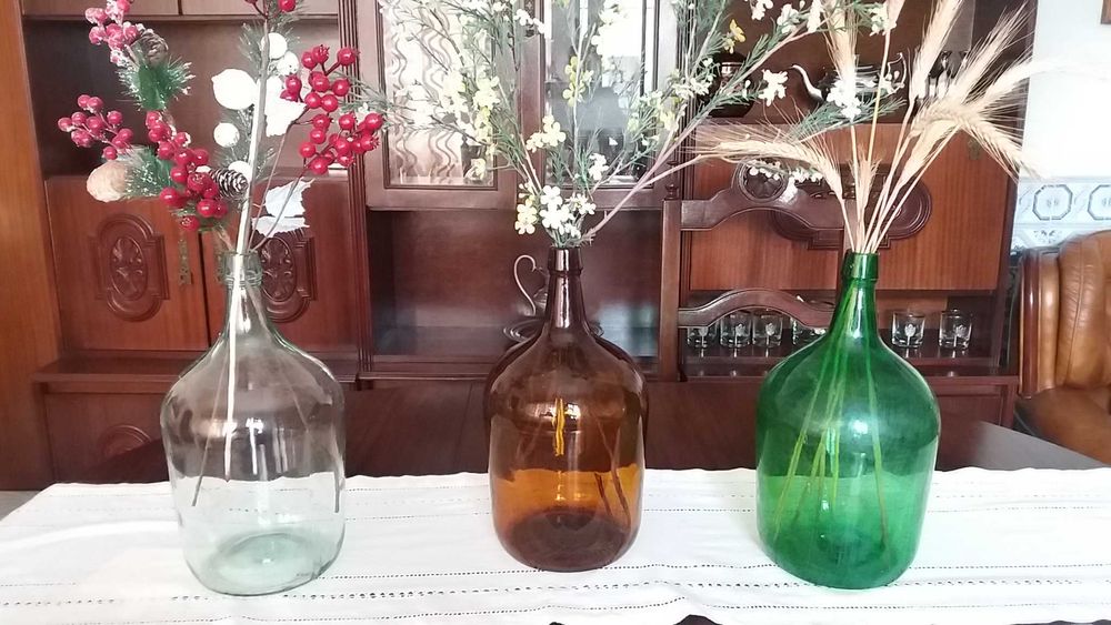 Garrafão de vidro 5L para decoração