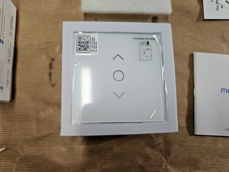 Dotykowy Inteligentny Wyłącznik Czasowy Rolet Wi-Fi Meross Mrs100