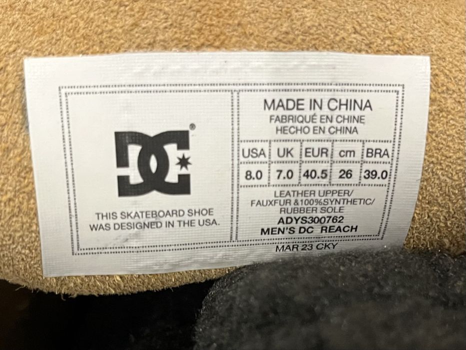 NOWE śniegowce marki DC - REACH SHOE KKG