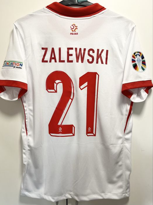 Piłka Nożna Koszulka Reprezentacji Polski Nikola Zalewski 21 PZPN