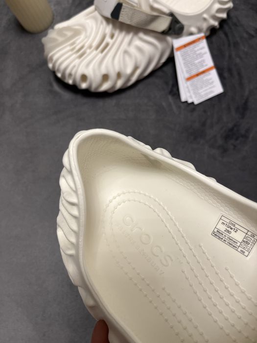 Сабо Crocs x Salehe Bembury белые‼️ Шлепанцы - кроксы