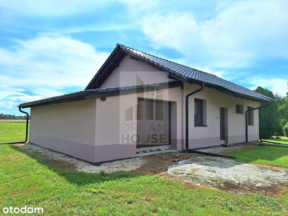 Nowy dom do wykończenia-Duża działka-Pompa ciepła