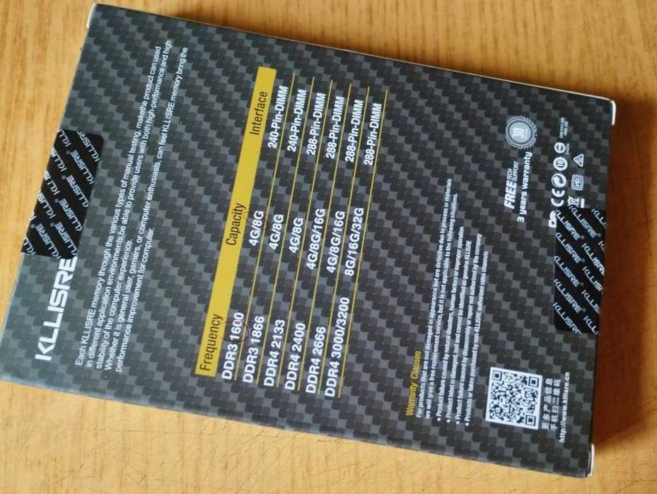 Оперативна пам'ять память KLLISRE 16 Gb (8 Гб + 8 Гб) DDR3 1600 МГц ...