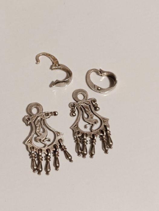Серьги серебро 925 проба