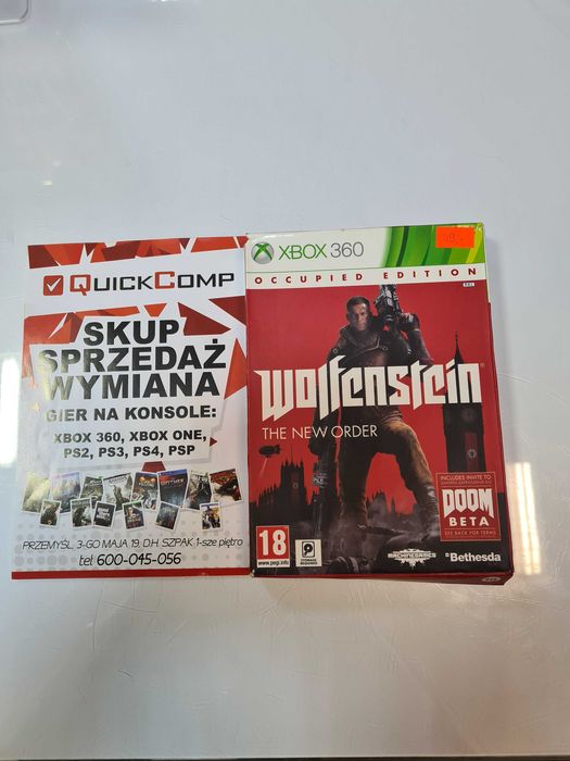 Gra XBOX 360 / X Series Wolfenstein The New Order Occupied Edition