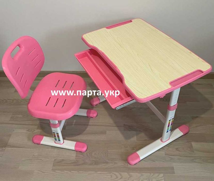 Комплект парта , стілець  для школярів FunDesk Piccolino III. Дост 0