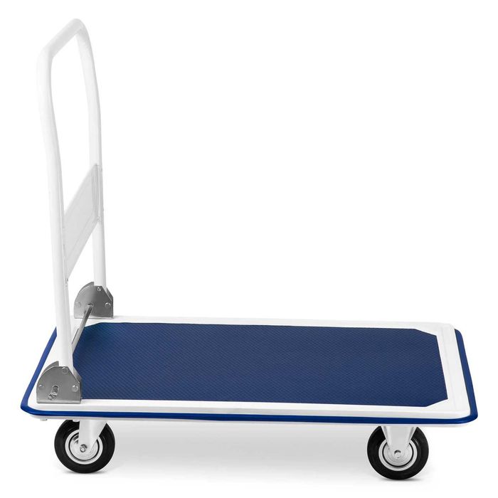 Wózek transportowy ręczny HM-501 biało-niebieski