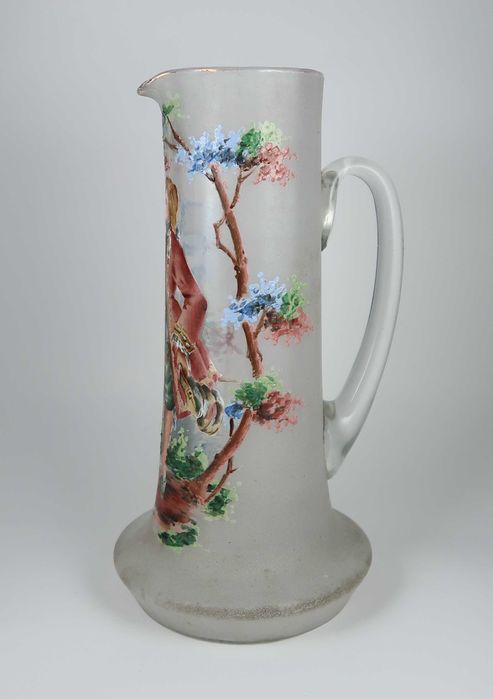 Jarro Vidro Granulado Séc. XIX