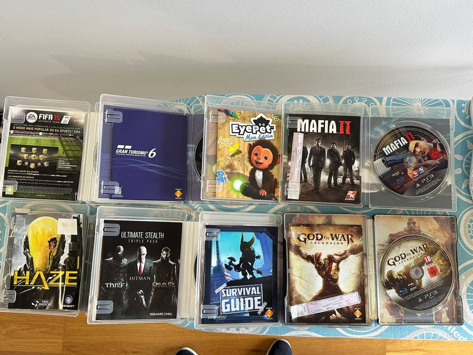 Lote de  jogos PS2 e PS3