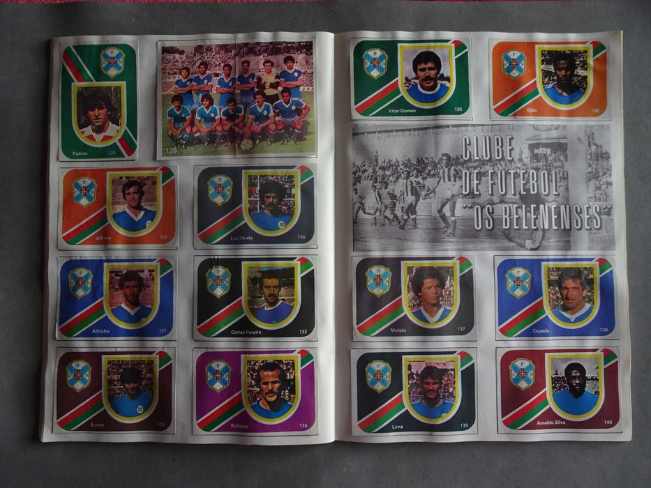 Caderneta de cromos de futebol Festa do Futebol (faltam 9 cromos)