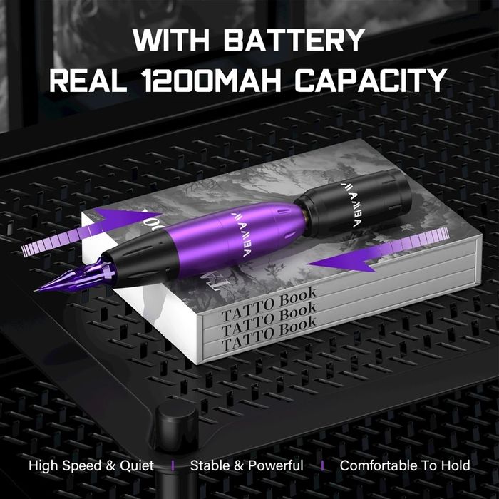 ціна топ Бездротовий набір тату акб 10 катриджів мамба mamba