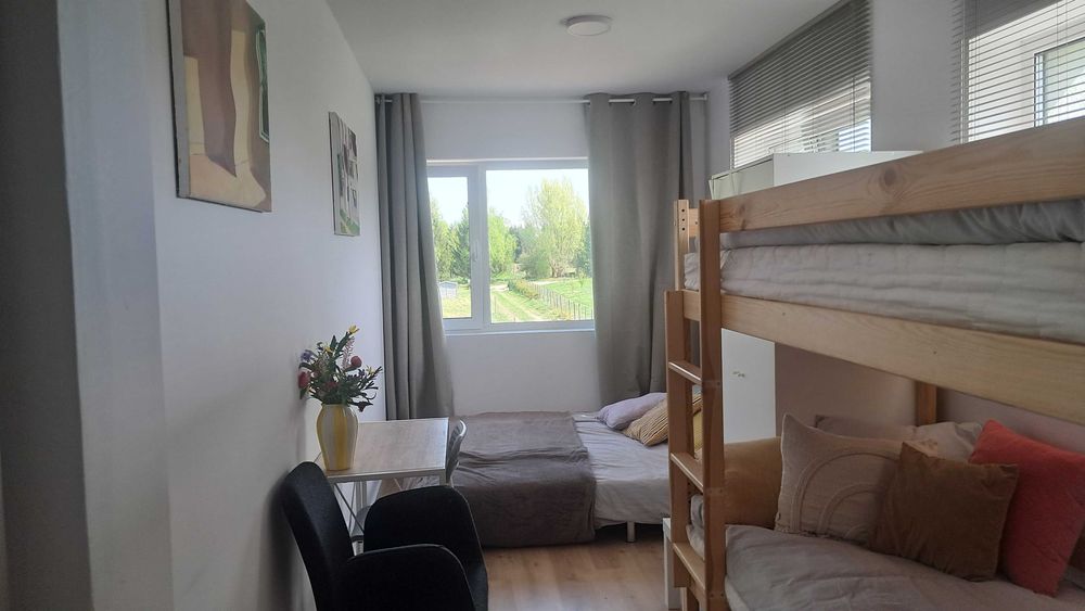 Dom Mazury z brzegiem jeziora 12 osób, sauna 3 łazienki