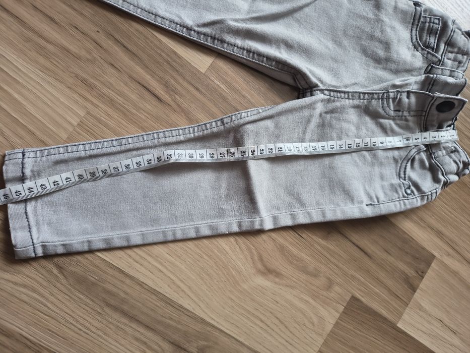 Jeansy szare unisex 80