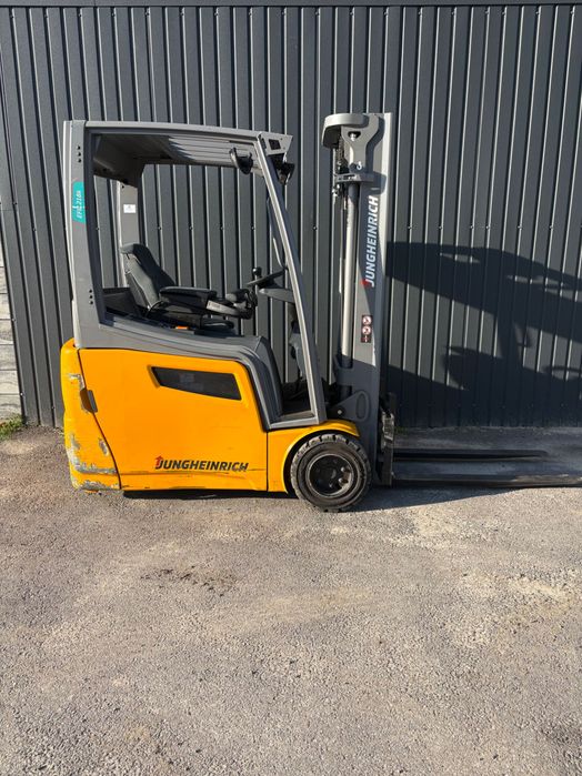 Jungheinrich EFG 218K 2019r. wózek widłowy elektryczny tylko 1637 mth 48V 625Ah czołowy 1800 kg udźwig, 464 triplex