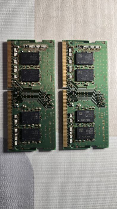 Zestaw pamięci RAM Samsung do laptopów 2×8gb.