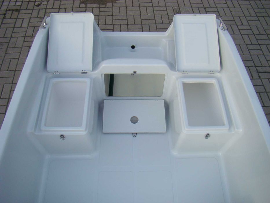 łódź łódka wędkarska motorowa Romana 430 dwupłaszczowa, CE