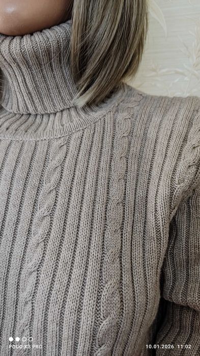Джемпер женский меринос с кашемиром. Новый.