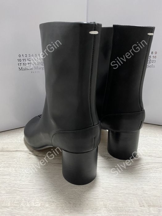 Ботинки Maison Margiela Tabi Чоботи Сапоги шкіряні Maison Margiela