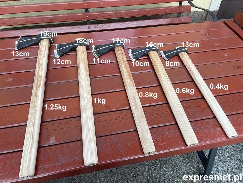 Ręcznie kuta siekiera Kowalstwo ! rębak tasak SIEKIERA SAMOKLINUJĄCA !
